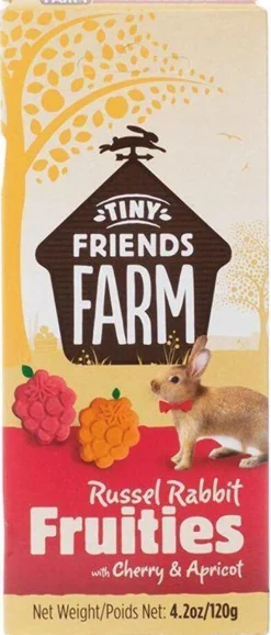 Supreme Pet Foods Tiny Friends Farm Russel Rabbit Fruitees Small Animal Treats - 4.2 oz