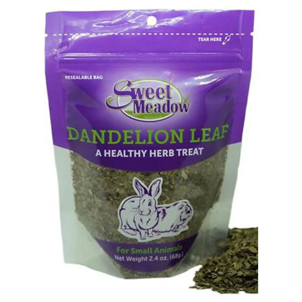 Sweet Meadow Farm Dandelion Leaf Healthy Herb Small Animal Treat - 2.1 Oz