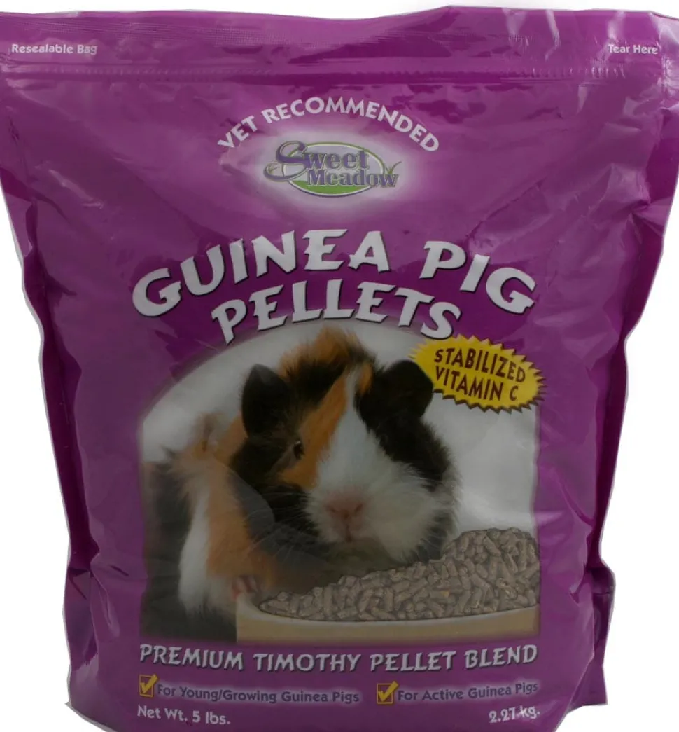 Sweet Meadow Farm Guinea Pig Pellets Original Blend - 5 lbs - 6 Count
