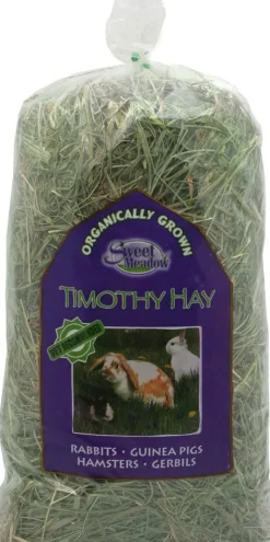 Sweet Meadow Farm 2nd Cut Organic Timothy Hay for Small Animals - 20 Oz