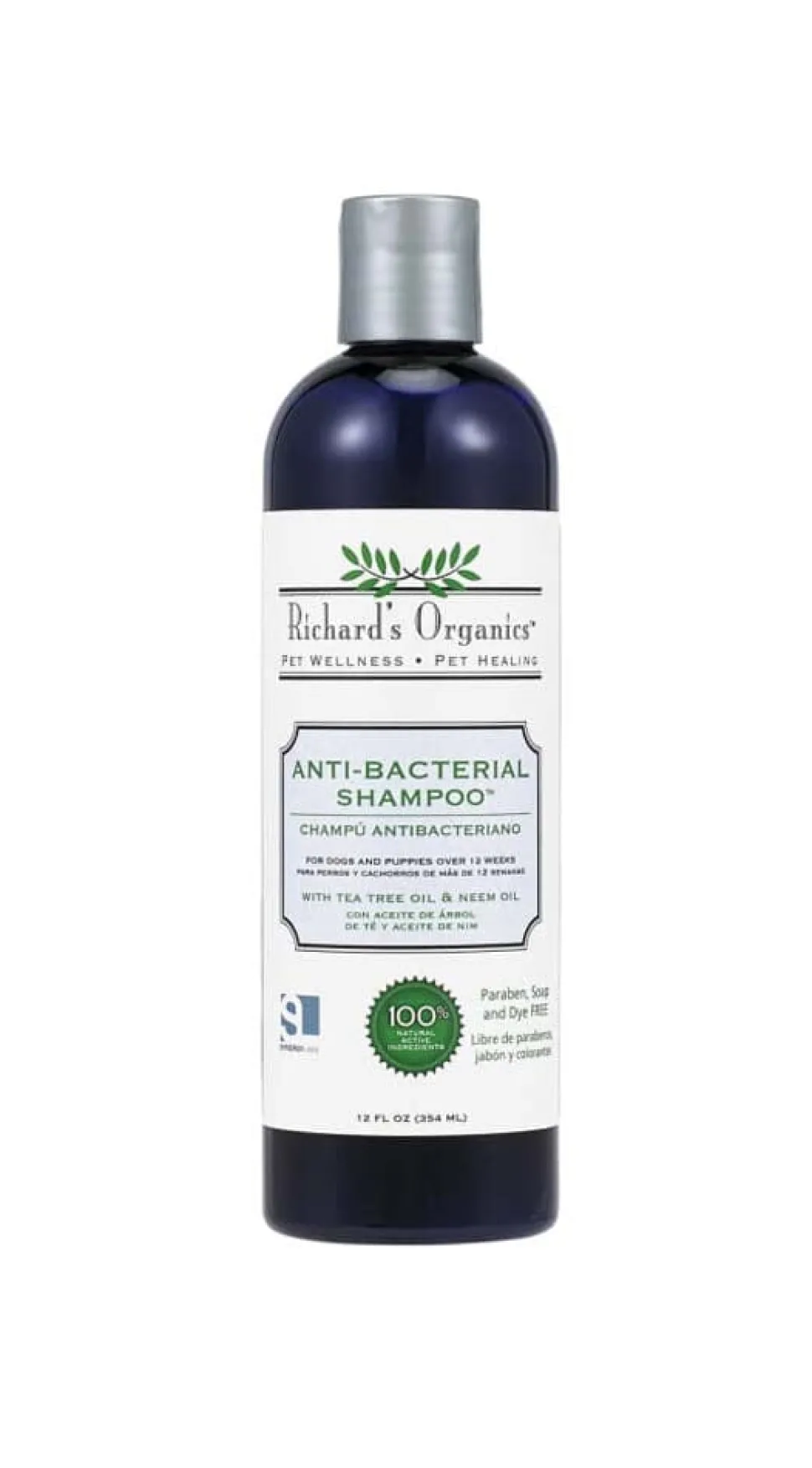 Synergy Labs Richards Organics Anti-Bacterial Shampoo - 12 fl Oz