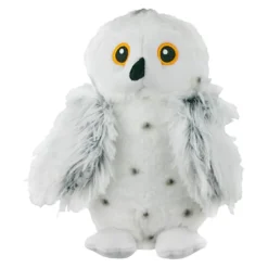 Tall Tails Animated Durable Snow Owl Squeak and Plush Dog Toy - 9.5 Inch