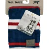 Tall Tails Blanket Nautical Stripe Pattern Fleece Dog Blanket - Large - L:40 X W:30 Inch