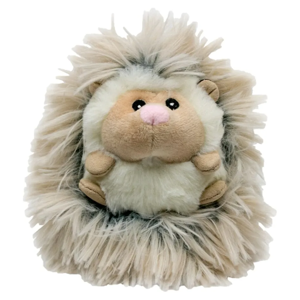 Tall Tails Fluffy Baby Hedgehog Squeak and Soft Plush Dog Toy - 5 Inches