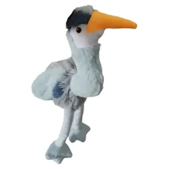 Tall Tails Heron Body Squeak Plush and Rope Dog Toy - 16 Inches