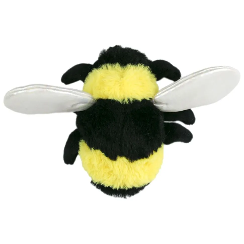 Tall Tails Plush Squeaker Bee Crinkle and Soft Plush Dog Toy - 6 Inches