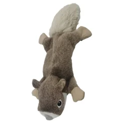 Tall Tails Plush Stuffless Squirrel Squeak and Plush Dog Toy - 16 Inches