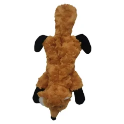 Tall Tails Plush Stuffless Fox Squeak and Plush Dog Toy - 16 Inches