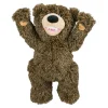 Tall Tails Rope Inner Structured Grizzly Squeak and Crinkle Plush Dog Toy - 14 Inches