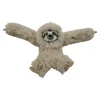 Tall Tails Sloth Squeak Plush and Rope Dog Toy - 16 Inches