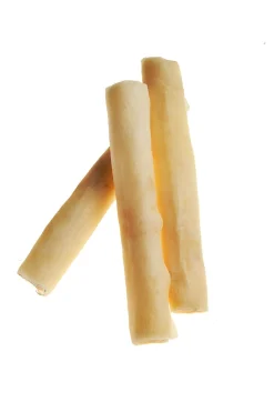 Tasman's Natural Pet Bison Rawhide 6" Dog Natural Chews - Medium Roll - 1 Count