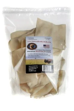 Tasman's Natural Pet Bison Rawhide Bison Rawhide Chips Dog Natural Chews - 1 lb Bag