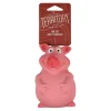 Territory Pig Squeaker Latex Chew Dog Toy - 3.4 Inches