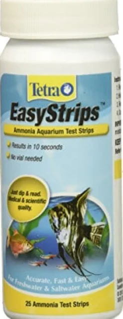 Tetra Easystrips Complete Aquarium Test Strips Kit Aquarium Water Test Kit - 25 Pack