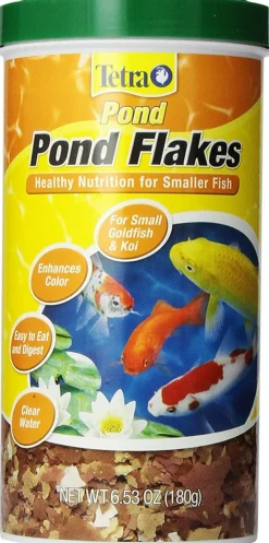 Tetra Pond Flaked Food for Small Fish Pond Flakes - 6.53 Oz