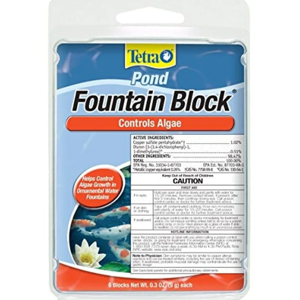 Tetra Pond Fountain Anti-Algae Block Pond Water Treatment - 6 Pack