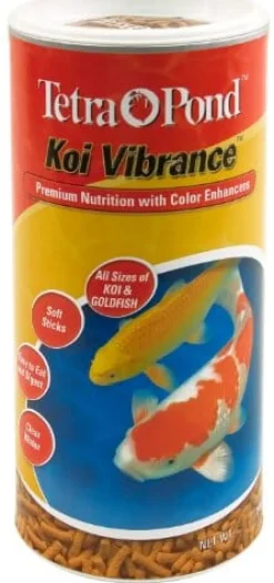 Tetra Pond Koi Vibrance Color Enhancing Pond Sticks - 8.27 Lbs