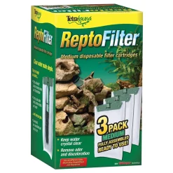 Tetra Reptofilter Cartridges Reptile Filter Media - Medium - 3 Pack