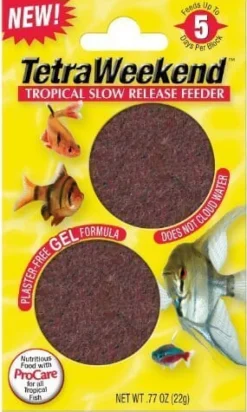Tetra weekend Tropical Slow-Release Feeder Aquatics Holiday Feeders - .85 Oz - 5 Day