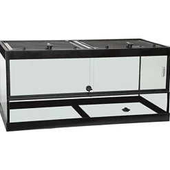 Tetrafauna Deluxe Reptohabitat Reptile Glass Enclosure - 40 Gal - 36 X 13 X 20
