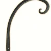 The Hookery Curved Hanger Downturn Hook Wild Bird Accessories - Black - 8 In - 12 Pack