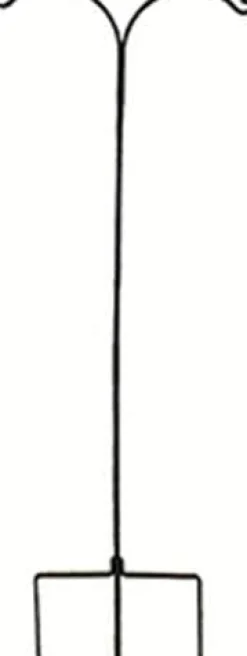 The Hookery Double Magnum Shepherd Hook Wild Bird Accessories - Black - 90 In