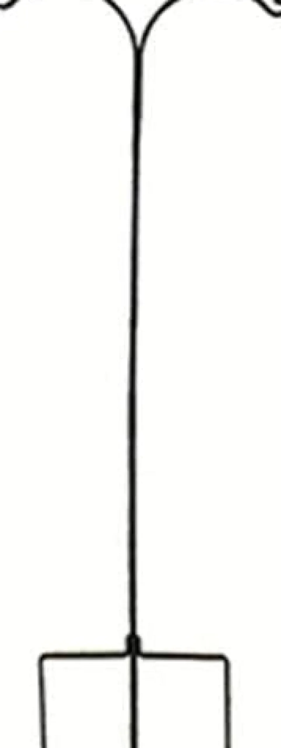 The Hookery Double Magnum Shepherd Hook Wild Bird Accessories - Black - 90 In