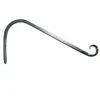 The Hookery Down Curved Hanger Upturn Hook Wild Bird Accessories - Black - 12 In - 12 Pack