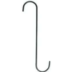 The Hookery Extension Hook Wild Bird Accessories - Black - 12 In - 12 Pack