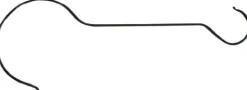 The Hookery Extension S Hook Wild Bird Accessories - Black - 30 In - 12 Pack