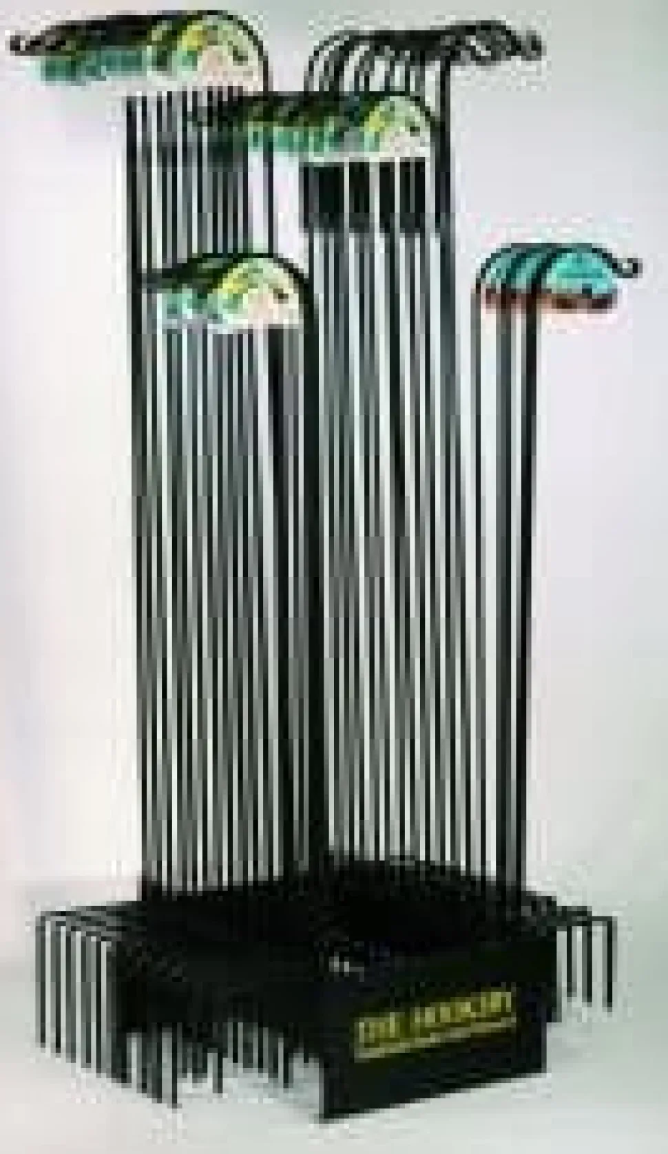The Hookery Shepherd Hook Display Wild Bird Accessories - Black - 54 Count