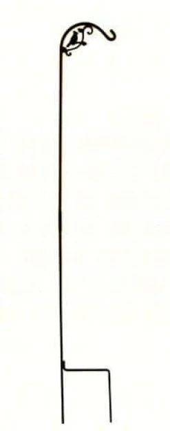 The Hookery Single Bird Shepherd Hook Wild Bird Accessories - Green - 90 In - 6 Pack