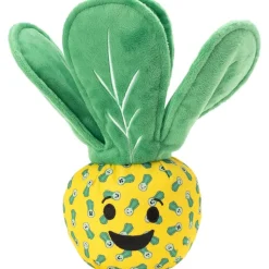 The Worthy Dog Bok Choy Lettuce Squeak Nylon and Plush Dog Toy