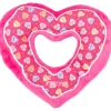 The Worthy Dog Puppy Love Heart Shaped and Pattened Squeak Nylon and Plush Dog Toy