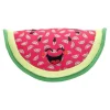 The Worthy Dog Watermelon Patterned Squeak Nylon and Plush Dog Toy