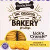 Three Dog Bakery Lick'N Crunch Sandwich Cookies Dog Biscuits Treats - Vanilla - 13 Oz - 6 Pack
