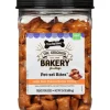 Three Dog Bakery Pet-zel Bites with Peanut Butter Filling Crunchy Dog Treats - 26 Oz - Case of 4