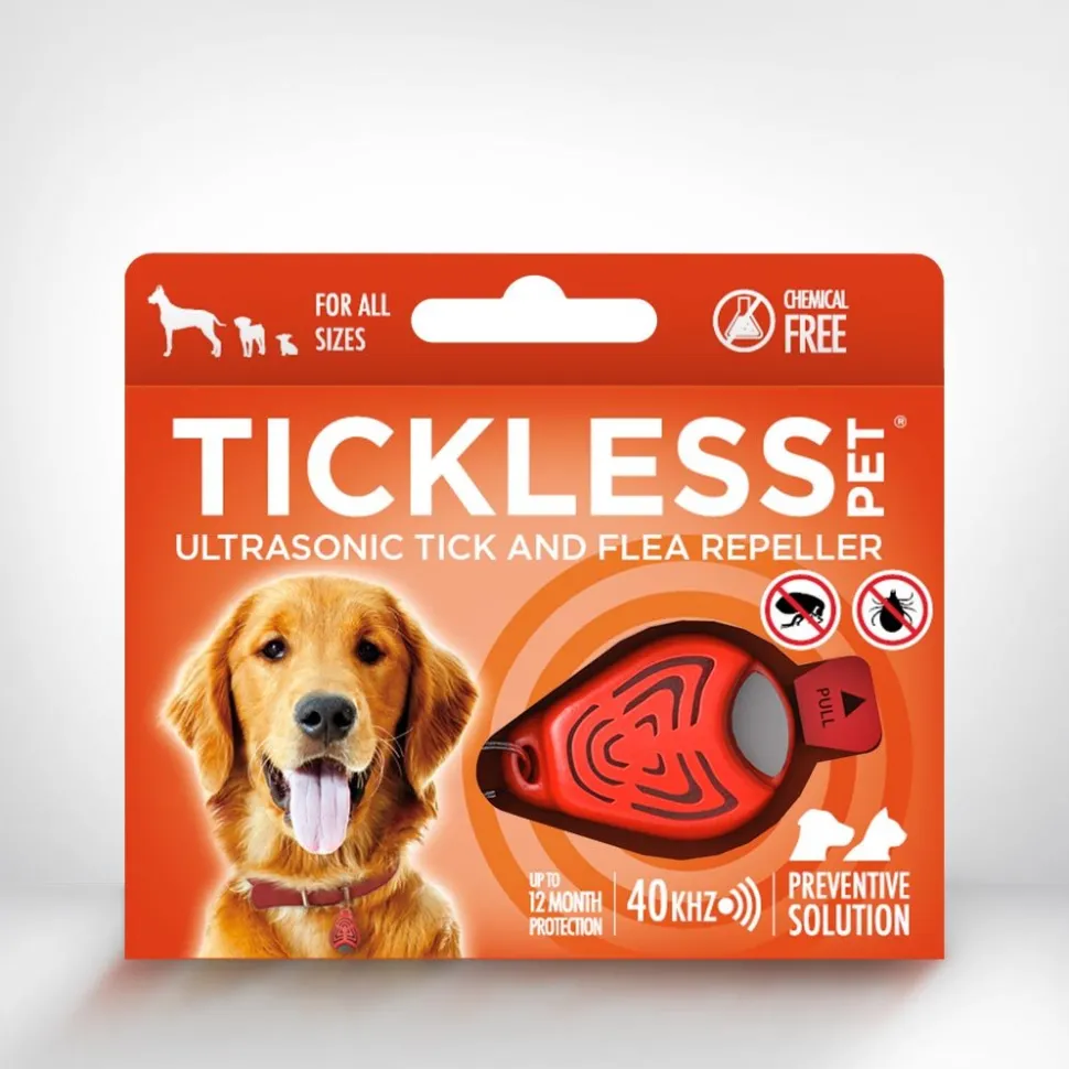 Tickless Pet Human Flea and Tick Repeller Orange