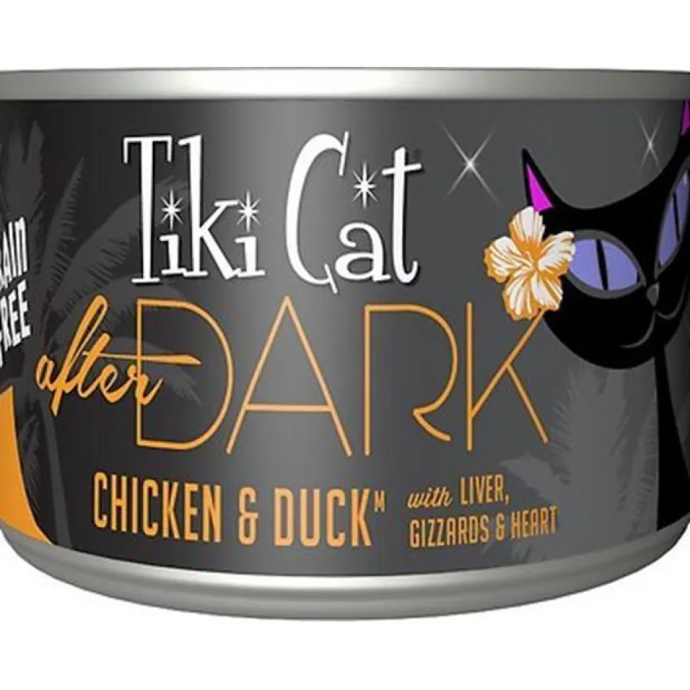 Tiki Cat After Dark Chicken & Duck Canned Cat Food - 2.8 oz Cans - Case of 12