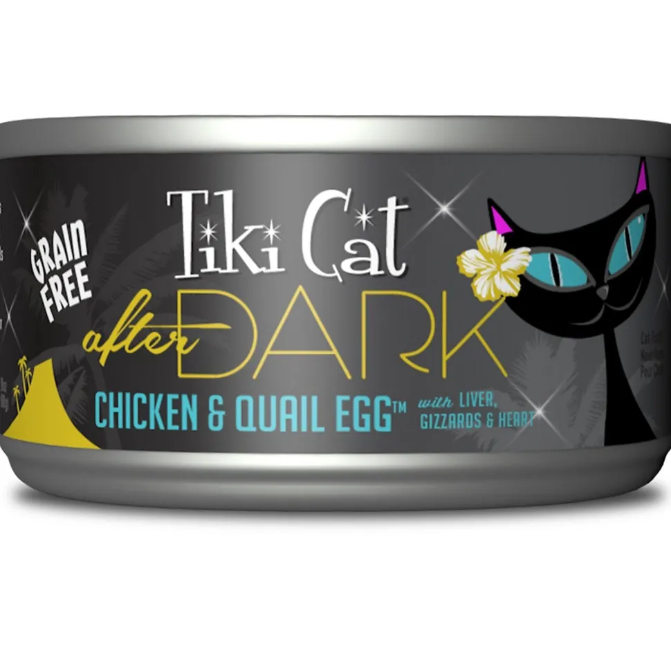 Tiki Cat After Dark Chicken & Quail Canned Cat Food - 2.8 oz Cans - Case of 12
