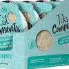 Tiki Cat Complements Chicken & Salmon Cat Food Toppers and Crunchers - 2.1 oz Cups - Case of 8