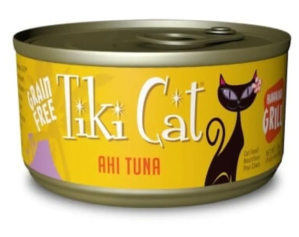 Tiki Cat Hawaiian Grill Canned Cat Food - Ahi Tuna - Case of 12