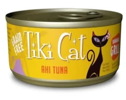 Tiki Cat Hawaiian Grill Canned Cat Food - Ahi Tuna - Case of 8