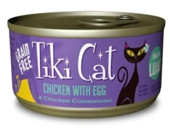 Tiki Cat Koolina Lua Canned Cat Food - Chicken with Egg - Case of 12
