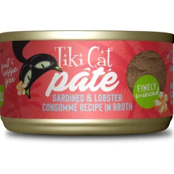 Tiki Cat Sardine & Lobster Pate Canned Cat Food - 2.8 oz Cans - Case of 12