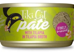 Tiki Cat Tilapia Pate Luau Canned Cat Food - 2.8 Oz - Case of 12
