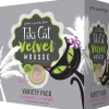 Tiki Cat Velvet Mousse Variety Pack Cat Food in Pouches - 2.8 oz Pouches - Case of 12