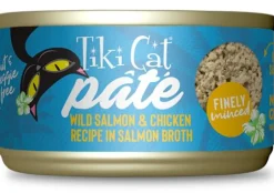 Tiki Cat Wild Salmon & Chicken Pate Luau Canned Cat Food - 5.5 Oz - Case of 8