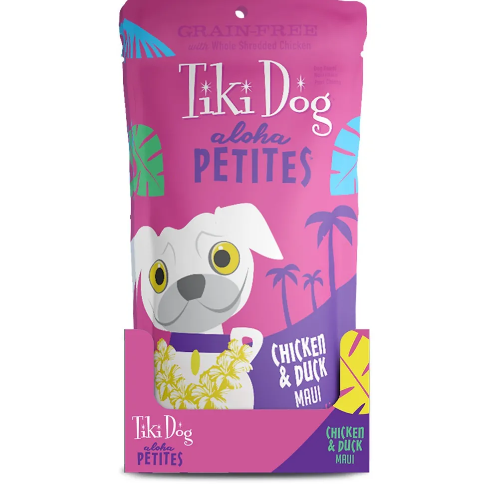 Tiki Dog Aloha Petites Chicken & Duck Maui Dog Food in Pouches - 12/3.5oz Pouches - Case of 12