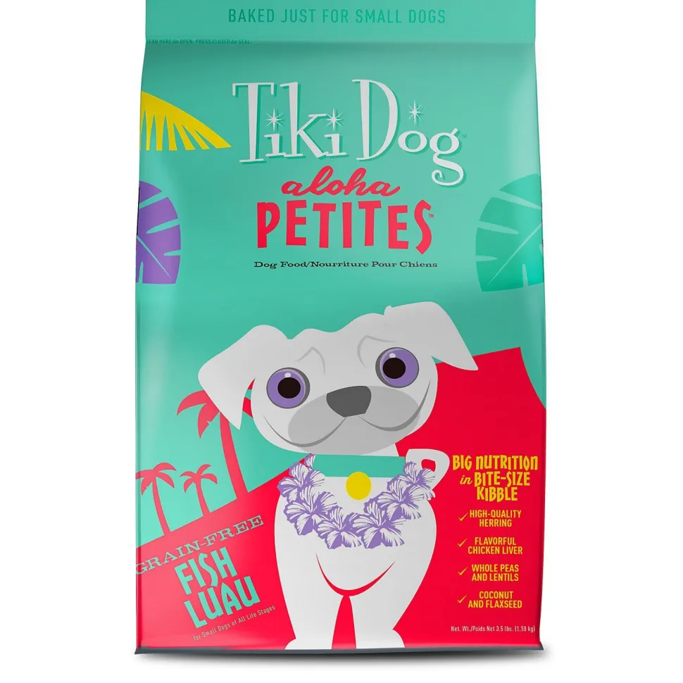 Tiki Dog Aloha Petites Fish Lua Dry Dog Food - 3.5 lb Bag